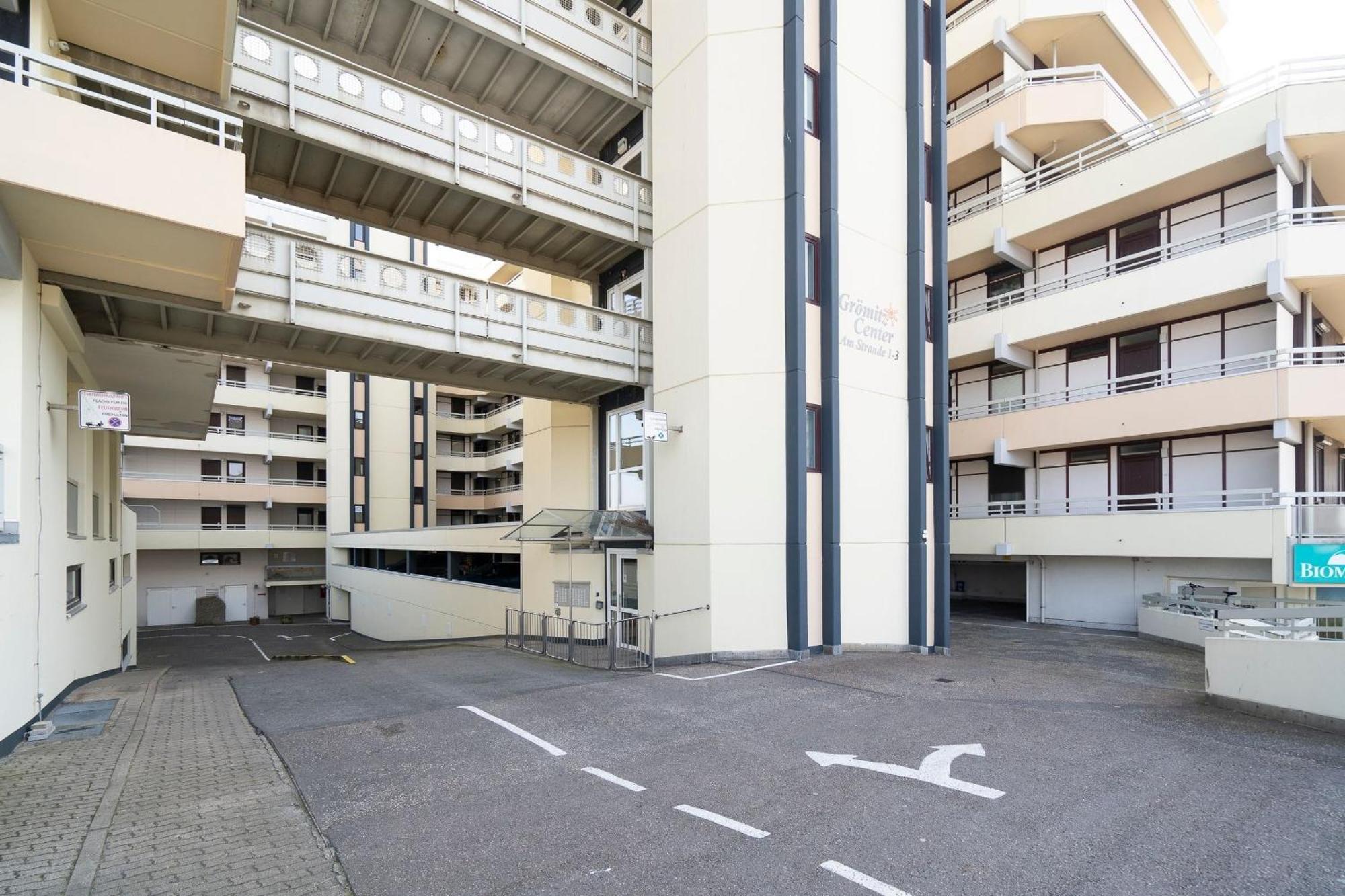 Groemitz Center Blick Seebruecke Bagian luar foto